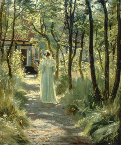 Marie im Garten von Peder Severin Krøyer