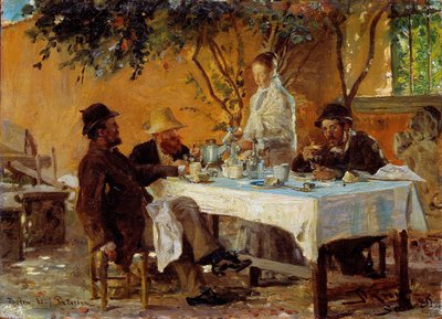 Frühstück in Sora von Peder Severin Krøyer