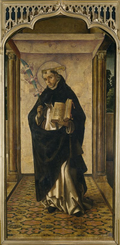 Heiliger Petrus Märtyrer, 1493-1499 von Pedro Berruguete