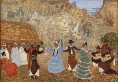 Kreolischer Tanz von Pedro Figari