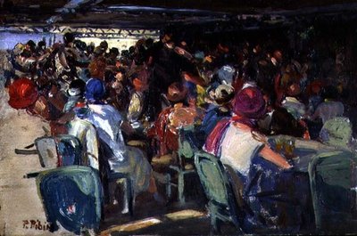 Cafészene von Pedro Ribera