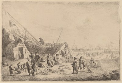 Die Fischhändler von Peeter Bout
