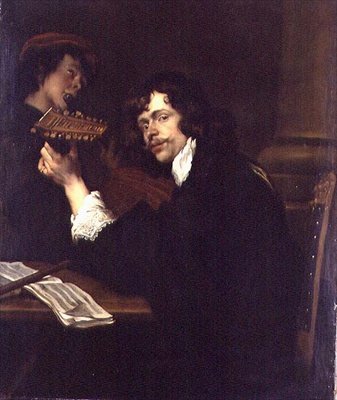 Porträt eines Musikers von Peeter Franchoys