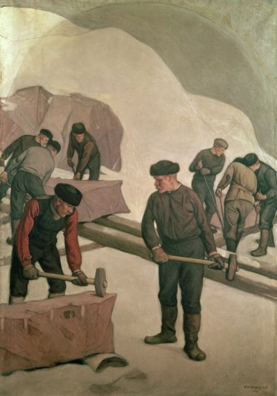 Steinbrecher, 1903 von Pekka Halonen