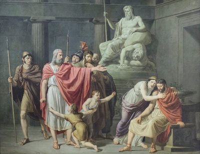 Leonidas verurteilt Celembrotus von Pelagio Palagi