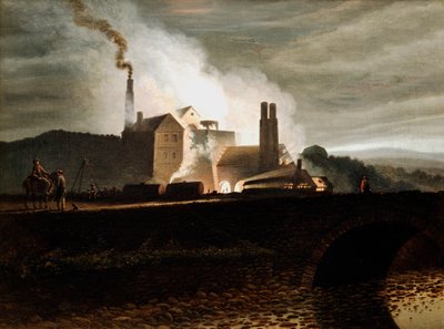 Industrielandschaft, Wales von Penry Williams