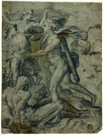 Apollo und Daphne von Perino del Vaga