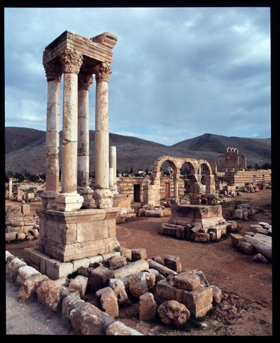 Ansicht der Stadt, 705-710 n. Chr. von Period Umayyad