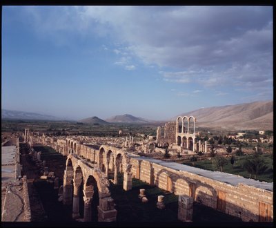 Ansicht der Stadt Anjar, 705-710 von Period Umayyad