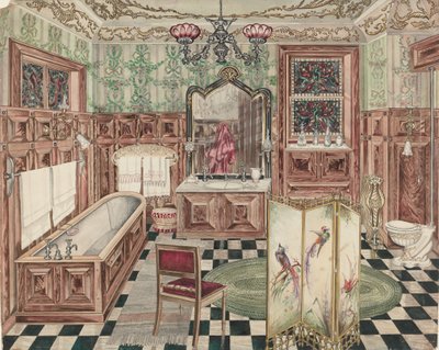 Badezimmer, 1935-1942 von Perkins Harnly