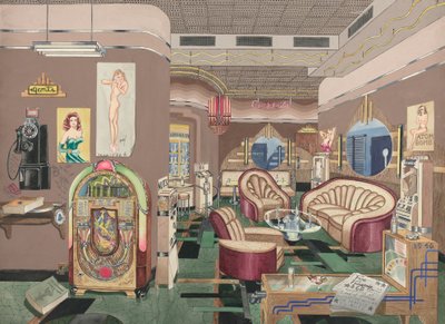 Cocktail-Lounge von Perkins Harnly