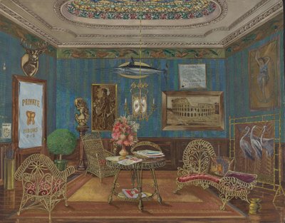 Wartezimmer des Zahnarztes von Perkins Harnly