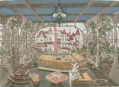 Veranda, 1885 von Perkins Harnly
