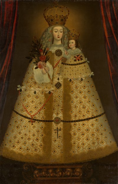 Unsere Liebe Frau von Guápulo, 18. Jahrhundert von Peruvian