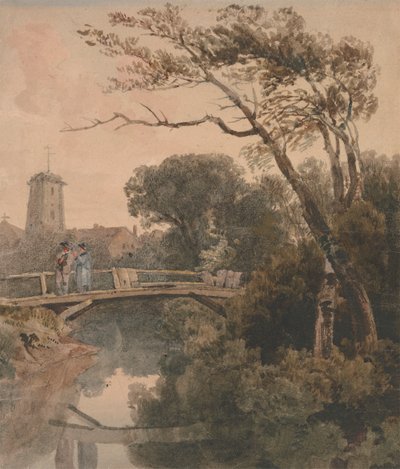 Die alte Brücke von Peter DeWint