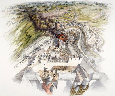Belagerung von Dover Castle, 1216 von Peter Dunn