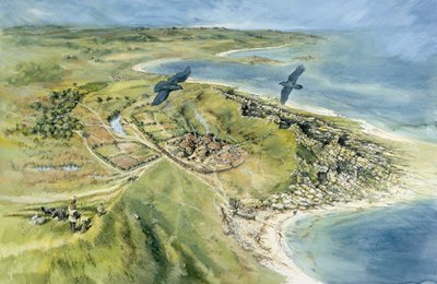 Nornour, Isle of Scilly, 500 v. Chr., ca. 1990-2010 von Peter Dunn