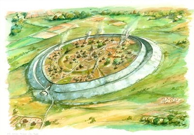 Old Sarum, Eisenzeit von Peter Dunn