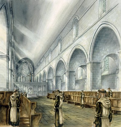 Rievaulx Abbey, 13. Jahrhundert, ca. 1990-2010 von Peter Dunn