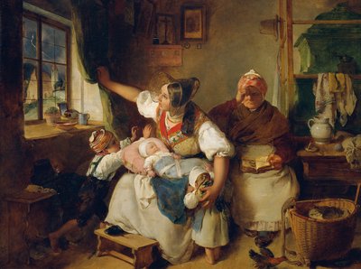 Das Gewitter von Peter Fendi