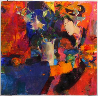 Weiße Lilien von Peter Graham (Contemporary)