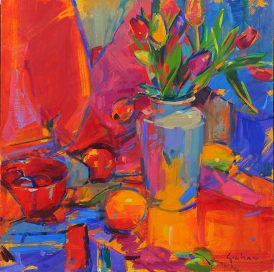 Tulpen-Odyssee, 2024 von Peter Graham