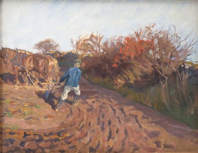 Der Pflüger wendet von Peter Hansen