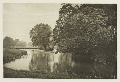 Kräheninsel-Bach, Fluss Wye von Peter Henry Emerson