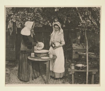 Mrs. Peck und Mary Critten von Peter Henry Emerson