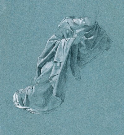 Gewandstudie zu "Arindal und Daura" von Peter Krafft