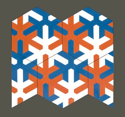 Hexagonale Schablone, 2007 von Peter McClure