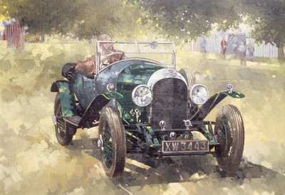 Der grüne Bentley in Althorp von Peter Miller