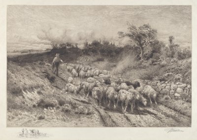 Eine Straße in Neuengland von Peter Moran