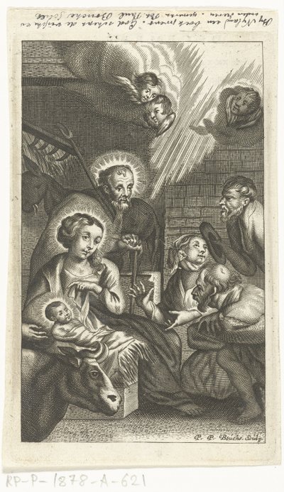 Die Anbetung der Hirten von Peter Paul Bouché