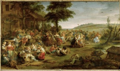 Flämische Kirmes von Peter Paul Rubens