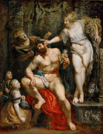 Herkules und Omphale von Peter Paul Rubens