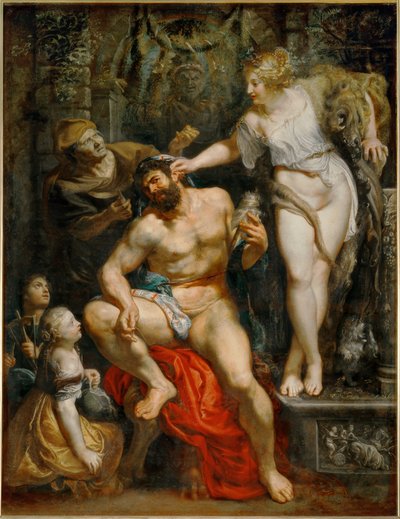 Herkules und Omphale von Peter Paul Rubens