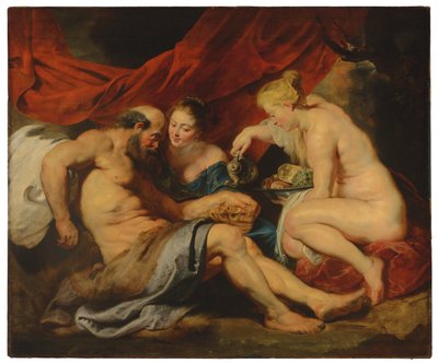 Lot und seine Töchter von Peter Paul Rubens