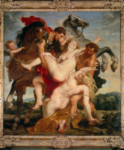 Raub der Töchter des Leukippos von Peter Paul Rubens