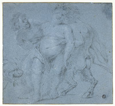 Silenus, unterstützt von zwei Satyrn von Peter Paul Rubens