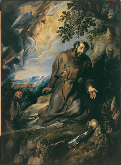 Der heilige Franziskus empfängt die Stigmata von Peter Paul Rubens