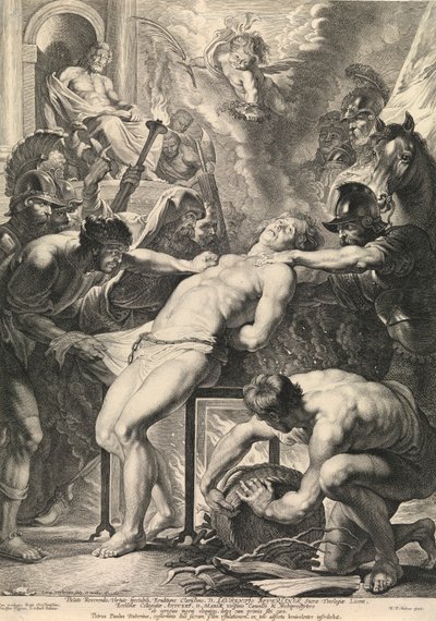 Das Martyrium des heiligen Laurentius von Peter Paul Rubens