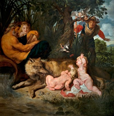 Die Wölfin säugt Romulus und Remus von Peter Paul Rubens