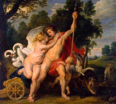 Venus und Adonis von Peter Paul Rubens