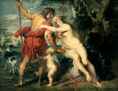 Venus und Adonis, um 1630 von Peter Paul Rubens