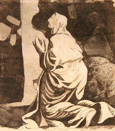 Elija in der Wüste von Peter Perez Burdett