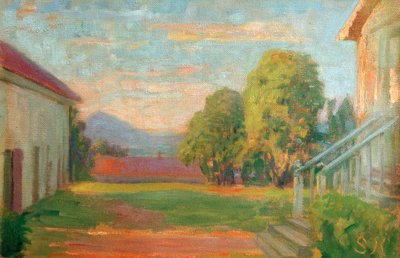 Norditalienische Villa von Peder Severin Krøyer