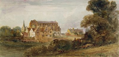 Abtei Malmesbury, Wiltshire von Peter de Wint