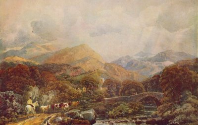 Gebirgige Landschaft, 19. Jahrhundert von Peter de Wint