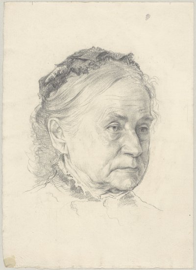 Porträt der Mutter des Künstlers von Peter von Halm